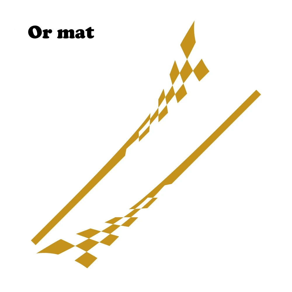 Autocollants latéraux pour portes de voiture - Style 3