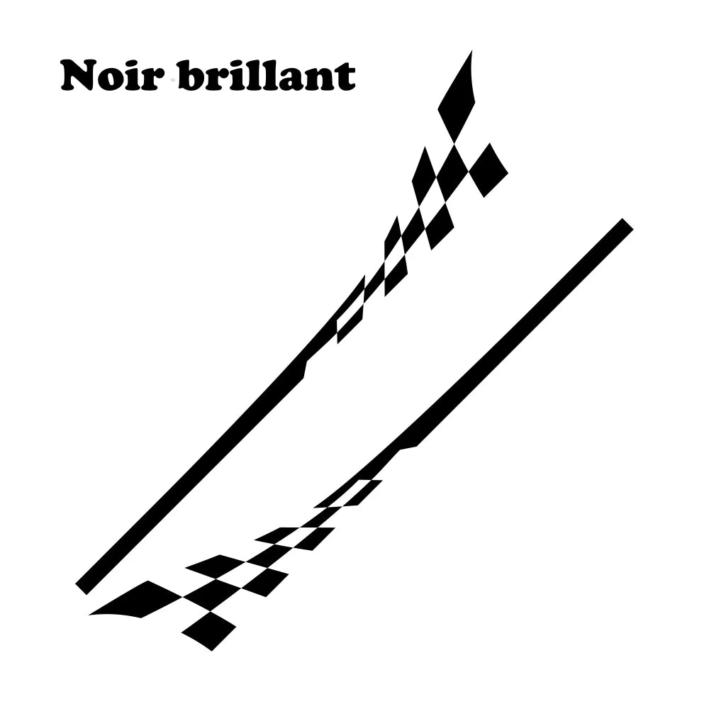 Autocollants latéraux pour portes de voiture - Style 3
