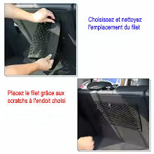 Filet de rangement pour coffre de voiture