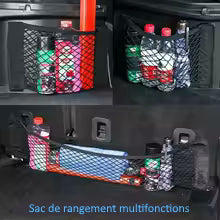 Filet de rangement pour coffre de voiture
