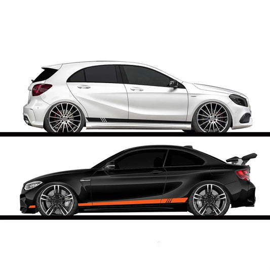 Autocollants latéraux pour portes de voiture - Style 1