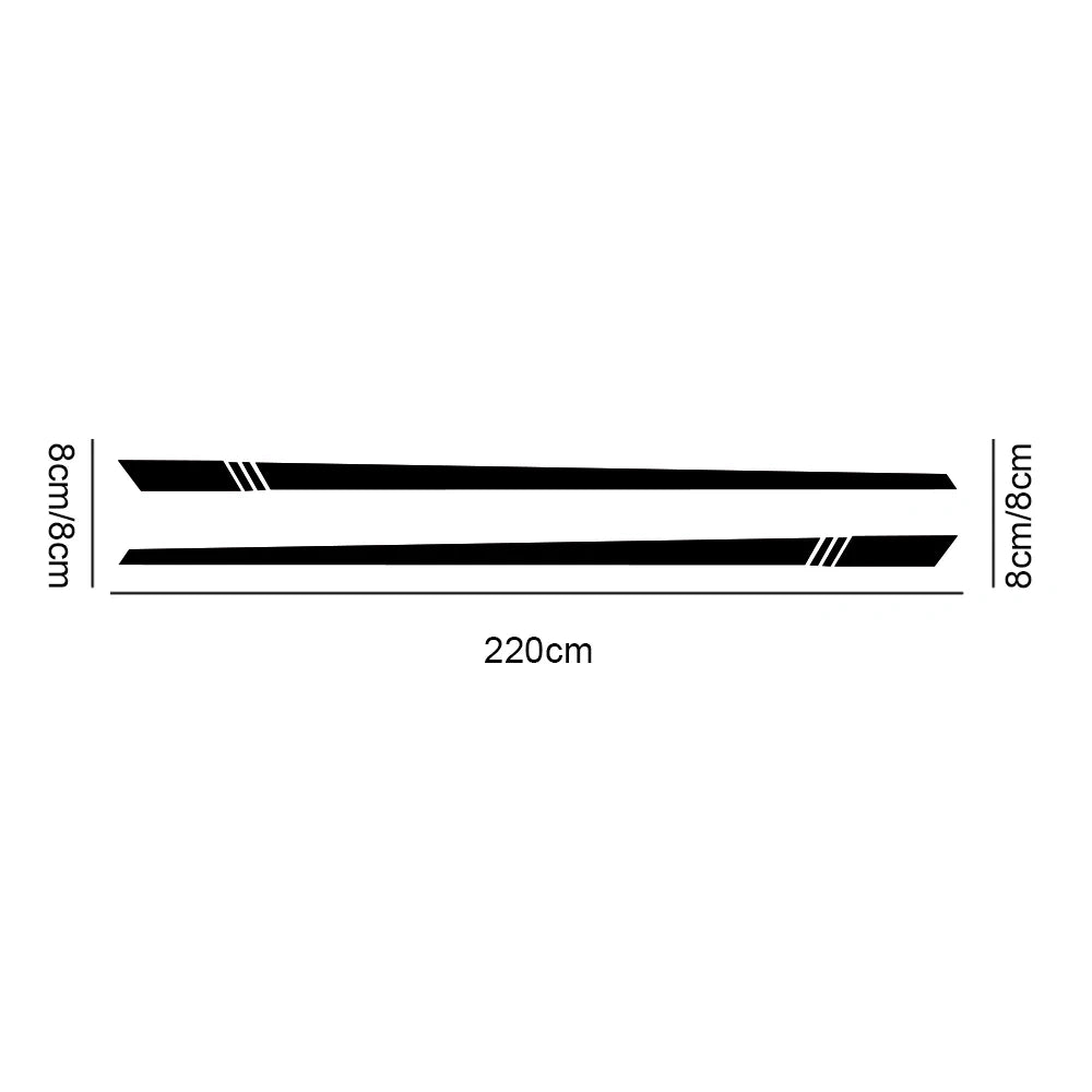Autocollants latéraux pour portes de voiture - Style 1